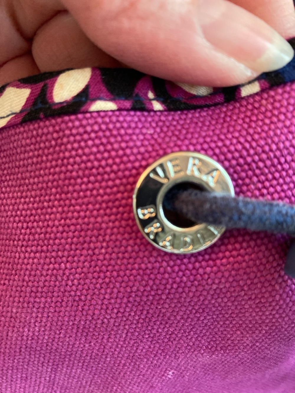 Vera Bradley Large Floral Canvas & Quilted Backpack - Picture 12 of 12